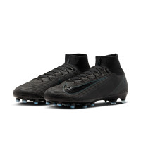 Nike Zoom Mercurial Superfly Elite 10 Artificial Grass Football Shoes (AG) Black Dark Green