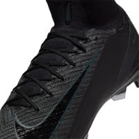 Nike Zoom Mercurial Superfly Elite 10 Iron Nop Football Shoes (SG) Black Dark Green