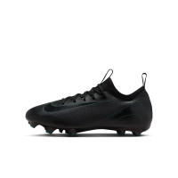 Nike Zoom Mercurial Vapor Academy 16 Grass/Artificial Grass Football Shoes (MG) Kids Black Dark Green