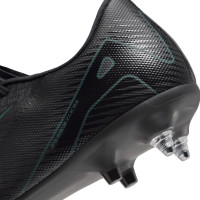 Nike Zoom Mercurial Vapor Academy 16 Iron Nop Football Shoes (SG) Anti-Clog Black Dark Green