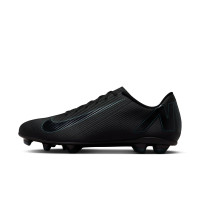 Nike Mercurial Vapor Club 16 Gras / Kunstgras Voetbalschoenen (MG) Zwart Donkergroen