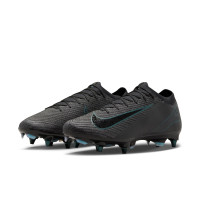 Nike Zoom Mercurial Vapor Elite 16 Iron Nop Football Shoes (SG) Black Dark Green