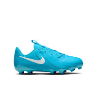 Nike Phantom GX Academy II Gras / Kunstgras Voetbalschoenen (MG) Kids Blauw Wit