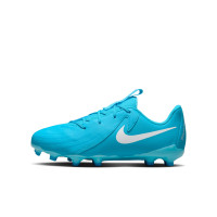 Nike Phantom GX Academy II Gras / Kunstgras Voetbalschoenen (MG) Kids Blauw Wit