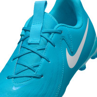 Nike Phantom GX Academy II Gras / Kunstgras Voetbalschoenen (MG) Kids Blauw Wit