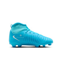 Nike Phantom Luna Club II Gras / Kunstgras Voetbalschoenen (MG) Kids Blauw Wit