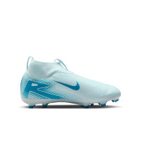 Nike Zoom Mercurial Superfly Academy 10 Gras / Kunstgras Voetbalschoenen (MG) Kids Lichtblauw Blauw