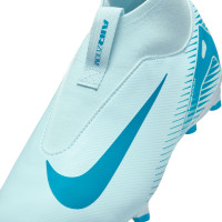 Nike Zoom Mercurial Superfly Academy 10 Grass/Artificial Grass Football Shoes (MG) Kids Light Blue