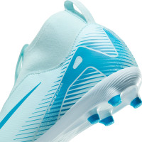 Nike Zoom Mercurial Superfly Academy 10 Grass/Artificial Grass Football Shoes (MG) Kids Light Blue