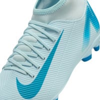 Nike Mercurial Superfly Club 10 Grass/Artificial Grass Football Shoes (MG) Kids Light Blue