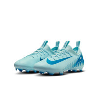 Nike Zoom Mercurial Vapor Academy 16 Gras / Kunstgras Voetbalschoenen (MG) Kids Lichtblauw Blauw