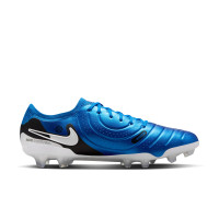 Nike Tiempo Legend Elite 10 Gras Voetbalschoenen (FG) Blauw Wit Zwart