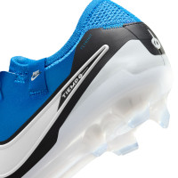 Nike Tiempo Legend Elite 10 Gras Voetbalschoenen (FG) Blauw Wit Zwart