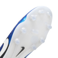 Nike Tiempo Legend Elite 10 Gras Voetbalschoenen (FG) Blauw Wit Zwart