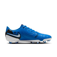 Nike Tiempo Legend Club 10 Grass/Artificial Grass Football Shoes (MG) Blue White Black