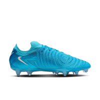 Nike Phantom GX Elite II IJzeren-Nop Voetbalschoenen (SG) Anti-Clog Blauw Wit