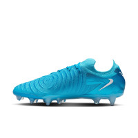 Nike Phantom GX Elite II IJzeren-Nop Voetbalschoenen (SG) Anti-Clog Blauw Wit