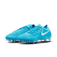 Nike Phantom GX Elite II IJzeren-Nop Voetbalschoenen (SG) Anti-Clog Blauw Wit