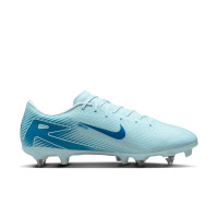 Nike Zoom Mercurial Vapor Academy 16 Iron Nop Football Shoes (SG) Anti-Clog Light Blue