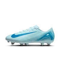 Nike Zoom Mercurial Vapor Academy 16 Iron Nop Football Shoes (SG) Anti-Clog Light Blue