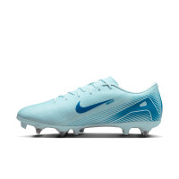 Nike Zoom Mercurial Vapor Academy 16 Iron Nop Football Shoes (SG) Anti-Clog Light Blue