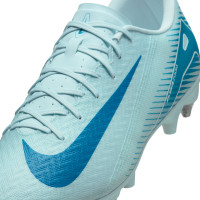 Nike Zoom Mercurial Vapor Academy 16 Iron Nop Football Shoes (SG) Anti-Clog Light Blue