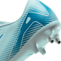 Nike Zoom Mercurial Vapor Academy 16 Iron Nop Football Shoes (SG) Anti-Clog Light Blue