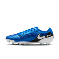 Nike Tiempo Legend Pro 10 Gras Voetbalschoenen (FG) Blauw Wit Zwart