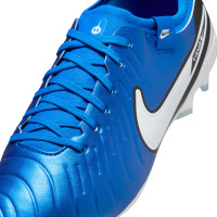 Nike Tiempo Legend Pro 10 Gras Voetbalschoenen (FG) Blauw Wit Zwart