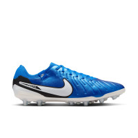 Nike Tiempo Legend Pro 10 Kunstgras Voetbalschoenen (AG) Blauw Wit Zwart