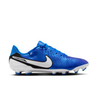 Nike Tiempo Legend Academy 10 Grass/Artificial Grass Football Shoes (MG) Blue White Black