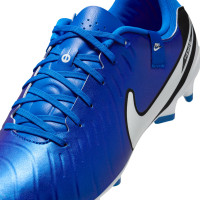 Nike Tiempo Legend Academy 10 Grass/Artificial Grass Football Shoes (MG) Blue White Black