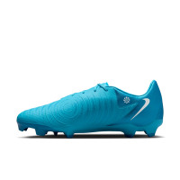 Nike Phantom GX Academy II Grass/Artificial Grass Football Shoes (MG) Blue White