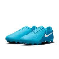 Nike Phantom GX Academy II Grass/Artificial Grass Football Shoes (MG) Blue White