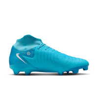 Nike Phantom Luna Academy II Gras / Kunstgras Voetbalschoenen (MG) Blauw Wit