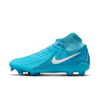 Nike Phantom Luna Academy II Gras / Kunstgras Voetbalschoenen (MG) Blauw Wit