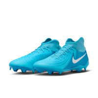 Nike Phantom Luna Academy II Gras / Kunstgras Voetbalschoenen (MG) Blauw Wit