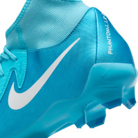 Nike Phantom Luna Academy II Gras / Kunstgras Voetbalschoenen (MG) Blauw Wit