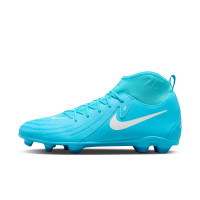 Nike Phantom Luna Club II Gras / Kunstgras Voetbalschoenen (MG) Blauw Wit