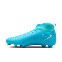 Nike Phantom Luna Club II Gras / Kunstgras Voetbalschoenen (MG) Blauw Wit