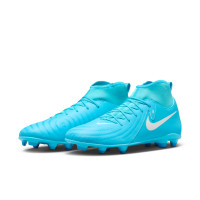 Nike Phantom Luna Club II Gras / Kunstgras Voetbalschoenen (MG) Blauw Wit