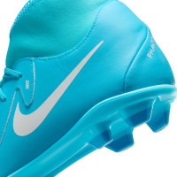 Nike Phantom Luna Club II Gras / Kunstgras Voetbalschoenen (MG) Blauw Wit