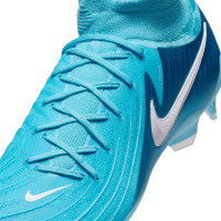 Nike Phantom Luna Pro II Gras Voetbalschoenen (FG) Blauw Wit