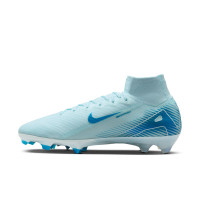 Nike Zoom Mercurial Superfly Elite 10 Grass Football Shoes (FG) Light Blue Blue