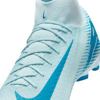 Nike Zoom Mercurial Superfly Academy 10 Grass/Artificial Grass Football Shoes (MG) Light Blue Blue