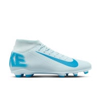 Nike Mercurial Superfly Club 10 Gras / Kunstgras Voetbalschoenen (MG) Lichtblauw Blauw