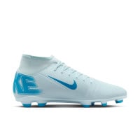 Nike Mercurial Superfly Club 10 Gras / Kunstgras Voetbalschoenen (MG) Lichtblauw Blauw