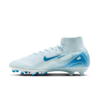 Nike Zoom Mercurial Superfly Elite 10 Artificial Grass Football Shoes (AG) Light Blue Blue