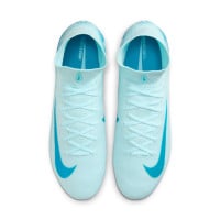 Nike Zoom Mercurial Superfly Elite 10 Iron Nop Football Shoes (SG) Light Blue Blue