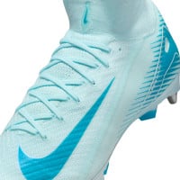 Nike Zoom Mercurial Superfly Elite 10 Iron Nop Football Shoes (SG) Light Blue Blue